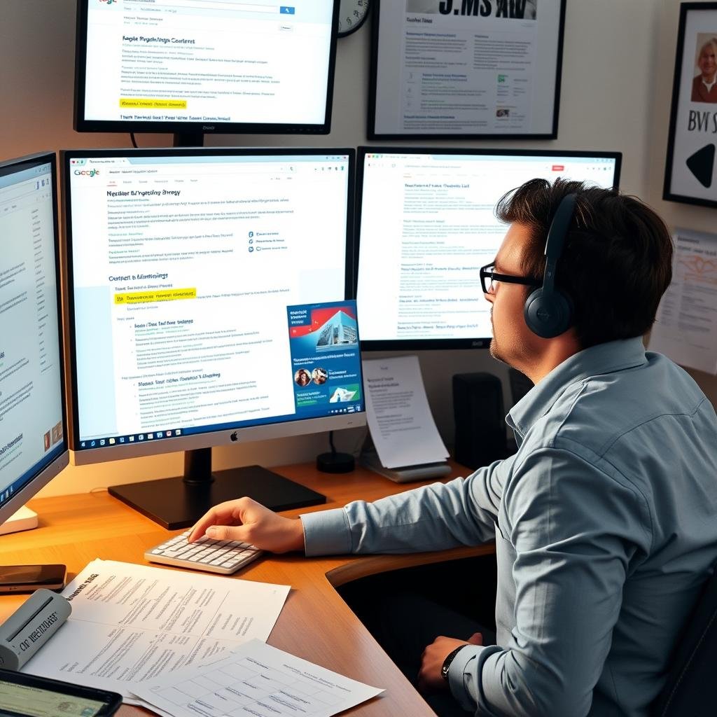 SEO specialist working on reputation repair strategy SEO specialist working on reputation repair strategy
