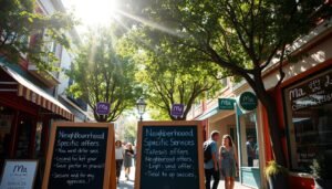 Neighborhood-specific offers